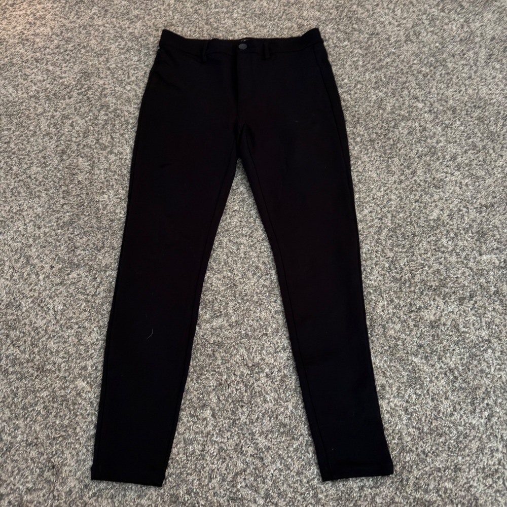 Loft Black Skinny Ankle Pants Womens Size 8 Stretch Trousers Office Casual